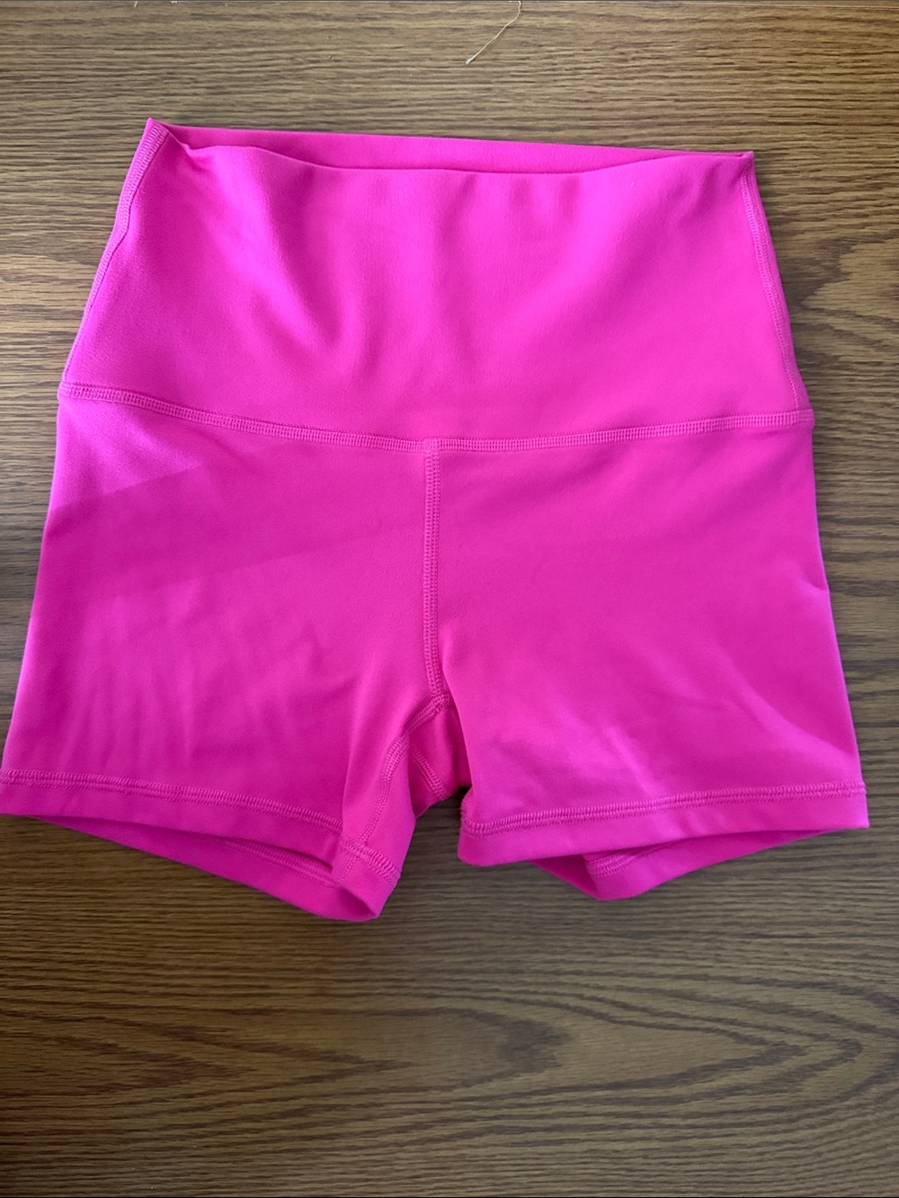 Gilly Hicks Go Recharge High Rise Shortie 3” Hot Pink Active Shorts Size XS
